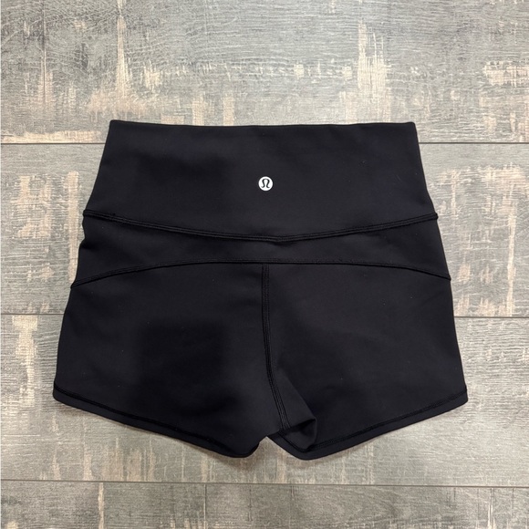 Lululemon Black Biker Shorts 2” Inseam - Picture 2 of 4